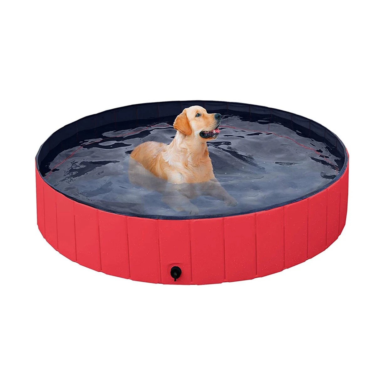 (image for) 160*30cm PVC Pet Bath Pool Dog Cat Animal Bath Washing Tub Folding Portable Swimming Pool