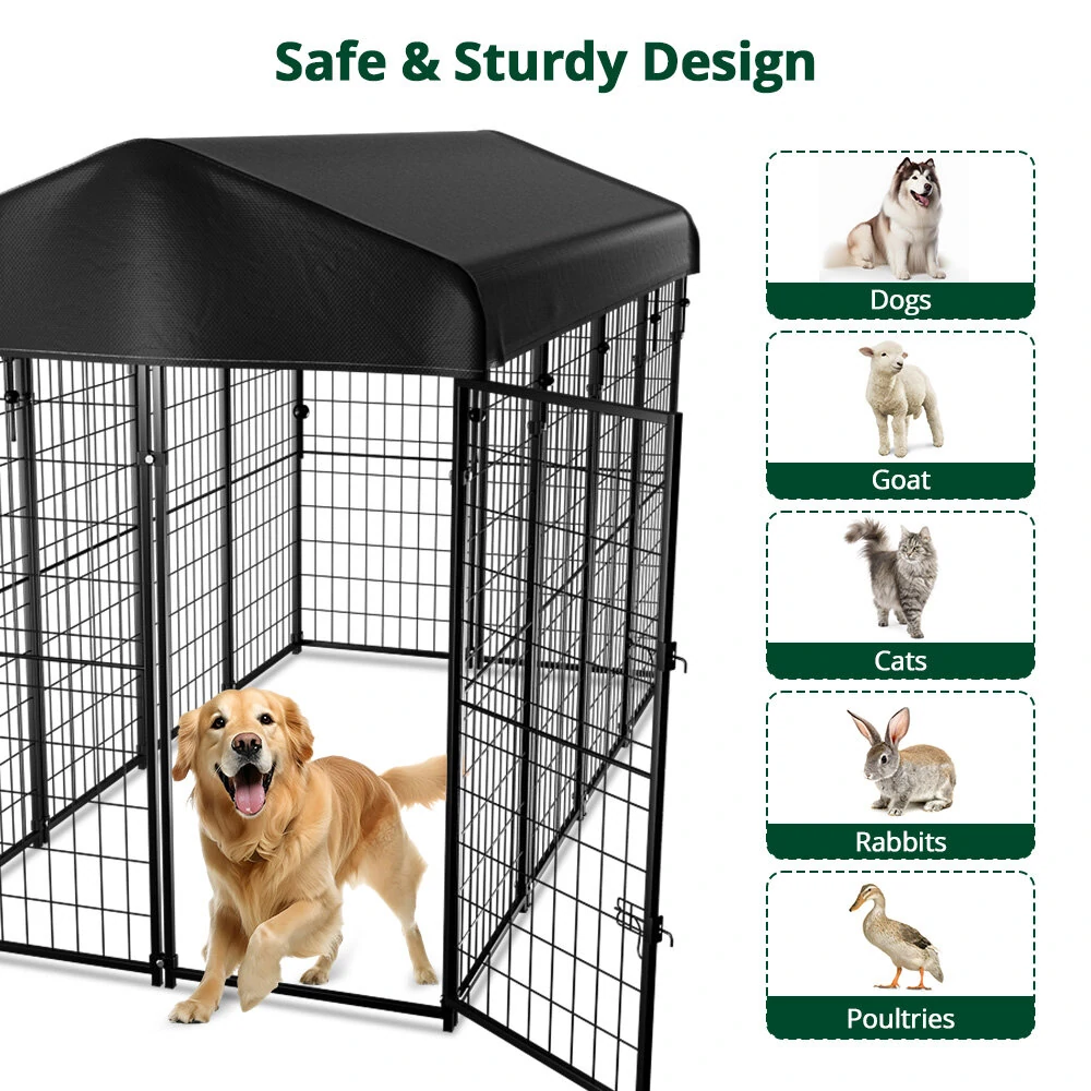 (image for) PawGiant Oversized Large Dog Kennel Outdoor Anti-UV Dog Playpen House Fence Pet Crate US